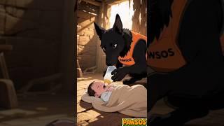 baby miraculously saved by dog; #shorts