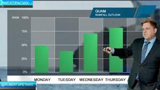 Tropical wave near Guam later this week, Guam Weather Update 12 August