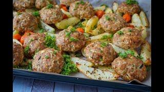 How to cook juicy meatballs | Zucchini and meat cutlets