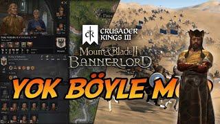 Bannerlord  CK3 Buluştu Oğuz Serisi Başladı | CrusaderBlade Bölüm #1