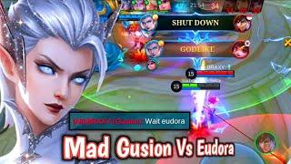 Enemy Gusion become mad because I Target his Gf Change Vs Eudora - Mobile Legends Eudora Gameplay