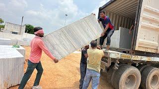 Makrana Marbles (Ram Rana Marbles) Sangmarmar Quality. Marble loading for Kerala.