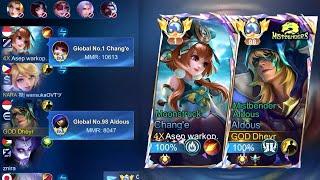 Try Duo Ranked with Global Chang'e Top 1! Asep Warkop is horrified!