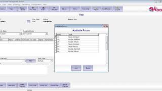 Abacre Hotel Management System - manual room price for a stay