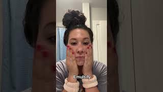 Nighttime skincare routine for acne prone/ sensitive skin #skincare #skincareroutine