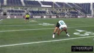 Jared Nash (long snapper) -Spring 2014 Kornblue Kicking Challenge- June 1, 2014