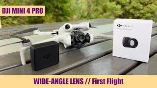 DJI WIDE-ANGLE LENS for Mini 4 Pro // First thoughts with example footage