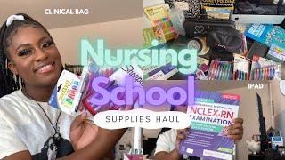 MY HUGE NURSING SCHOOL SUPPLY HAUL | Clinical Bag, iPad, Littman Stethoscope & More!