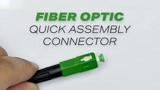 Fiber optic quick-assembly connector Ultimode ESC925T