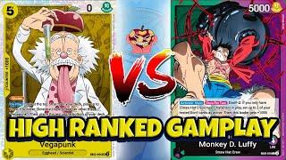 [EB02] High ranked gameplay! Vegapunk vs GP Luffy One Piece Card Game