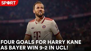 Four goals for Harry Kane in Bayern's 9-2 win over Dinamo!