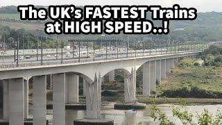 The UK's FASTEST Trains at HIGH SPEED & UP CLOSE