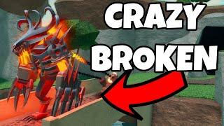 The MOLTEN MONSTER ABILITY is COMPLETLY BROKEN - Roblox Tower Defense Simulator (TDS)