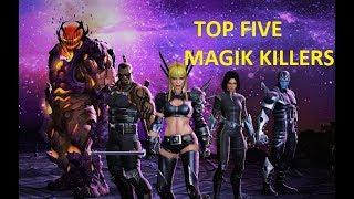MCOC: TOP FIVE MAGIK KILLERS | HOW TO BEAT MAGIK |