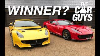 Ferrari 812 versus F12 TDF - which is BEST?