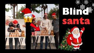 THE BLIND SANTA ‍ A FUN GAME  #santa #christmas