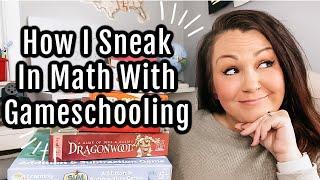 GAMESCHOOL | How I Sneak In Math With Games