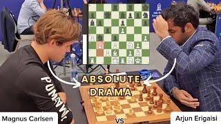 Magnus Carlsen Vs Arjun Erigaisi | World Blitz Championship