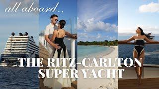 ALL ABOARD THE RITZ-CARLTON SUPER YACHT | holiday outfits, travel vlog | Olivia Miller