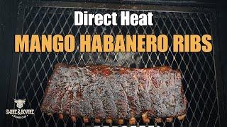 Direct Heat Mango Habanero Ribs | Swine & Bovine Barbecue