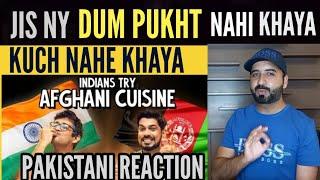 Indians Try Afghani Cuisine | Honesto Reactions | Pakistani Reaction 