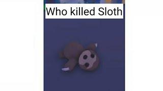 Who killed Sloth | Adopt me riddle #shorts