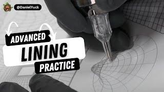 Advanced Lining Practice - Best Tattoo Workbooks