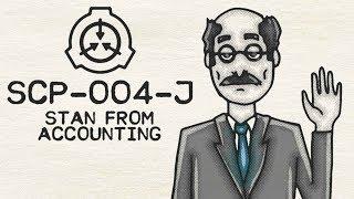 SCP Illustrated Collab  : SCP-004-J - Stan from Accounting : Object Class - Thaumiel