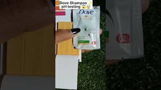 Dove Shampoo pH Test  pass or fail ⁉️#haircare #ashortaday #trending #shorts #youtubeshorts