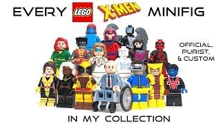 EVERY LEGO X-MEN Figure from My Minifigure in My Collection (Official, Purist, and Custom)