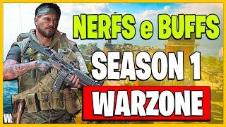 NOVOS NERFS E BUFFS SEASON 1 WARZONE e COD BLACK OPS 6!