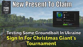 Fishing Planet, New Present To Claim,Sign In For Christmas Giant's Tournament