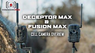 Stealth Cam Deceptor Max & Fusion Max Cellular Trail Camera Overview