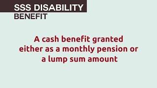 What you need to know about the SSS Disability Benefit