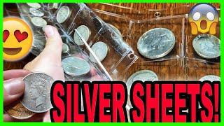 Sheets of Silver Coins! Win or Fail?!?! #SilverStacking #Silver #Coins # Stacking #Unboxing #Wow