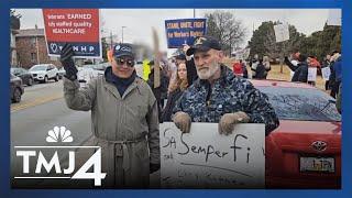 Veterans, workers speak out against proposed cuts to the VA Department