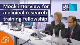 MRC Research Fellowship | Mock interview for a Clinical Research Training Fellowship