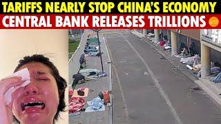 Tariffs Nearly Stop China’s Economy: Central Bank Pumps Trillions, But People Have No Money to Spend