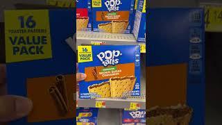 7 Pop Tarts flavours found at Walmart #walmartfinds #groceryshopping #poptarts