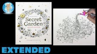 Secret Garden Artist's Edition Adult Coloring Book Watering Can Extended - Family Toy Report