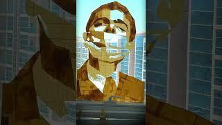 Fascinating Time-lapse Art: Packing Tape Portrait By Maysoon #art #packingtape #tapeart