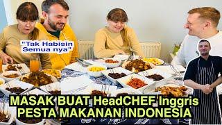 REUNIAN Bareng Teman Bule Berlimpah Makanan Nusantara, Sampai Nyerah 