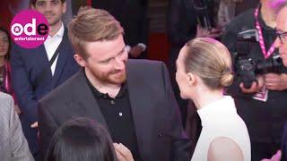 Saoirse Ronan & Jack Lowden Share Sweet Red Carpet Moment at Blitz LFF Premiere