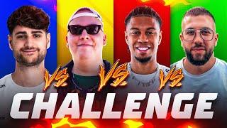 1vs1vs1vs1 WIN CHALLENGE UM 400€!mit Mert, Sidney & Kroko 