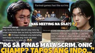 RG SA PINAS MALA SCRIM DAW 6 MONTHS KAYANG TALUNIN ANG PINAS? INDO IS OVER PAG ONIC PADIN NAG CHAMP?