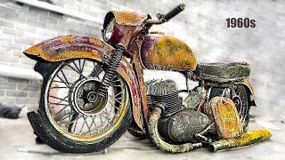 Full Restoration JAWA Motorcycle 1960s - Old Abandoned Treasure | One YEAR Incredible Transformation