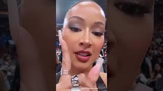 Forgot my glasses… but I still saw y’all staring. #drayamichele #model #celebrity #glasses