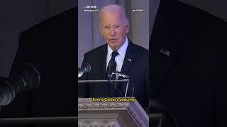 Biden says he was the first senator outside of Georgia to endorse Jimmy Carter for president