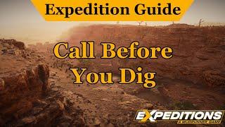 Call Before You Dig: An Expeditions Guide