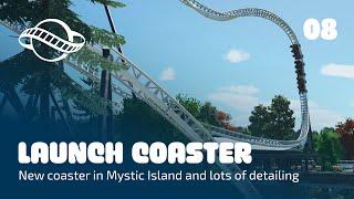 Building a Launch Coaster in mystic island -Countdown to Planet Coaster 2 - Epic Park